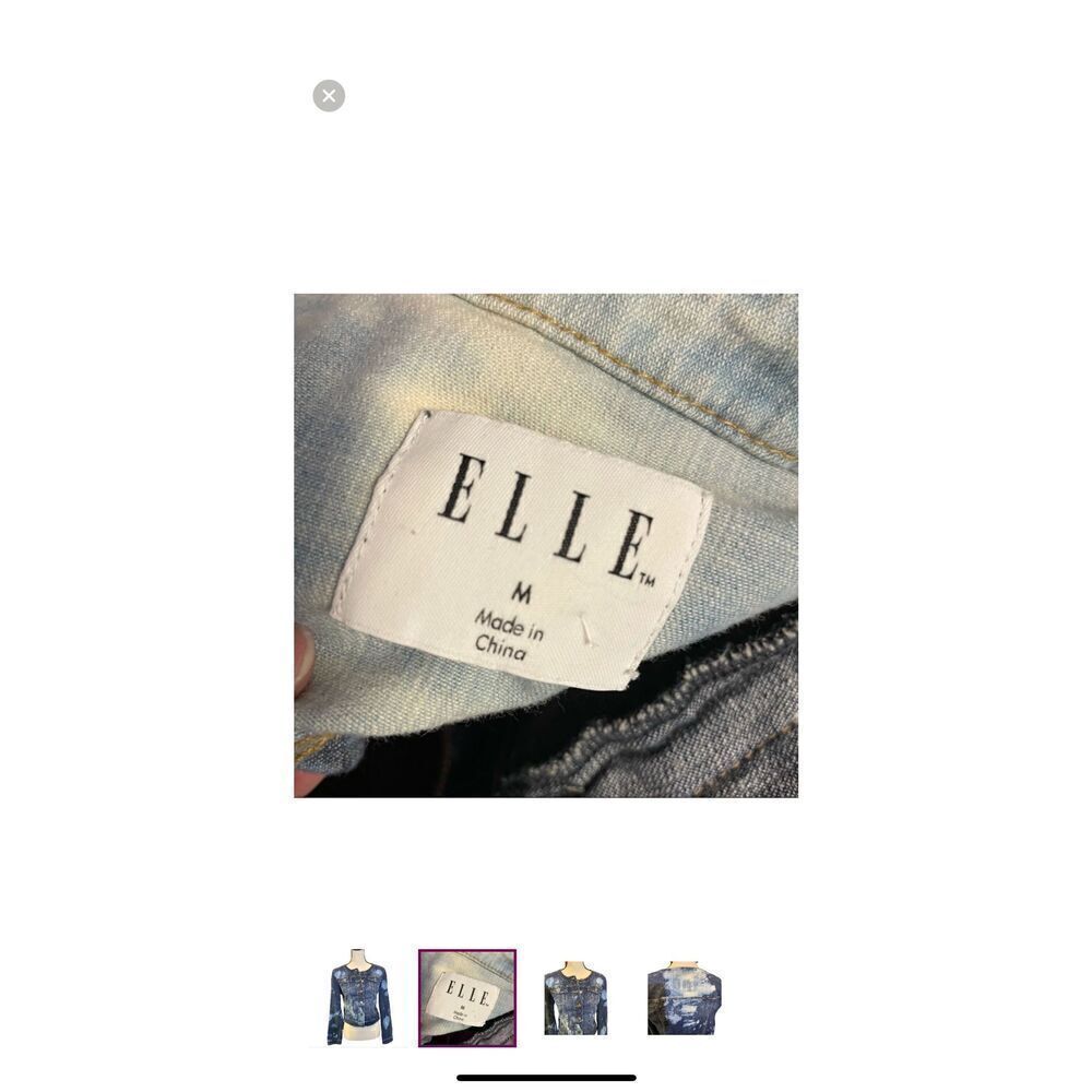 Elle Trendy Denim Jacket - Picture 4 of 4